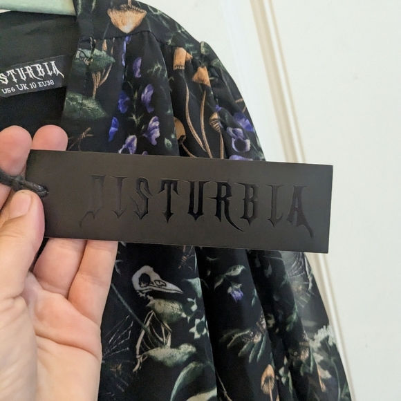 NWT Disturbia Vesna Peplum Top - Picture 5 of 6